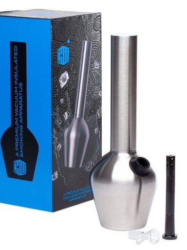 Preview pic of Chill Steel Insulated Bong *NEW* Stainless