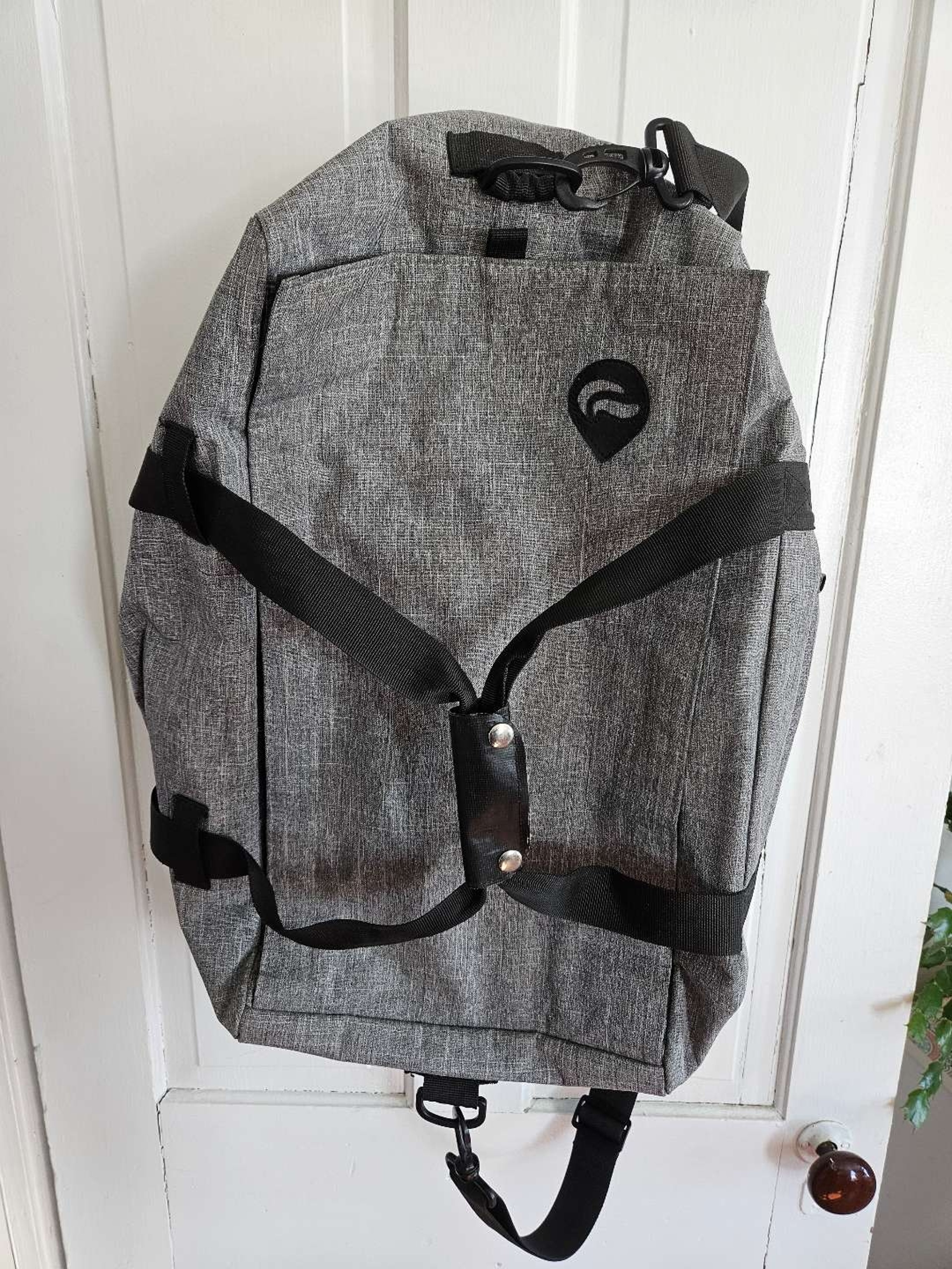 Preview pic of Gray Skunk Hybrid Rucksack Duffle Bag