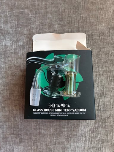 Preview pic of Glass House Mini Terp Vacuum 14mm
