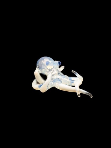 Preview pic of 🌊 "Frost Current" Octopus Pendant ❄️