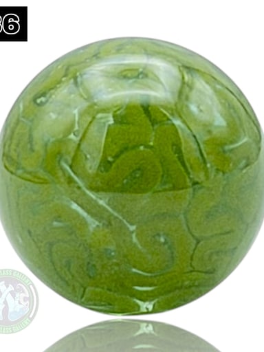 Preview pic of Algae - Marble #36 - Brain Tech Green