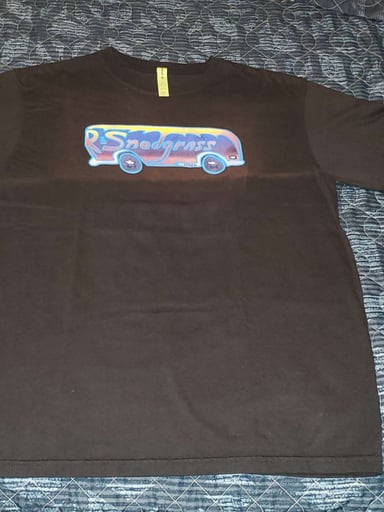 Preview pic of Bob Snodgrass Full Color Bus/Test Crew T-shirt size Large