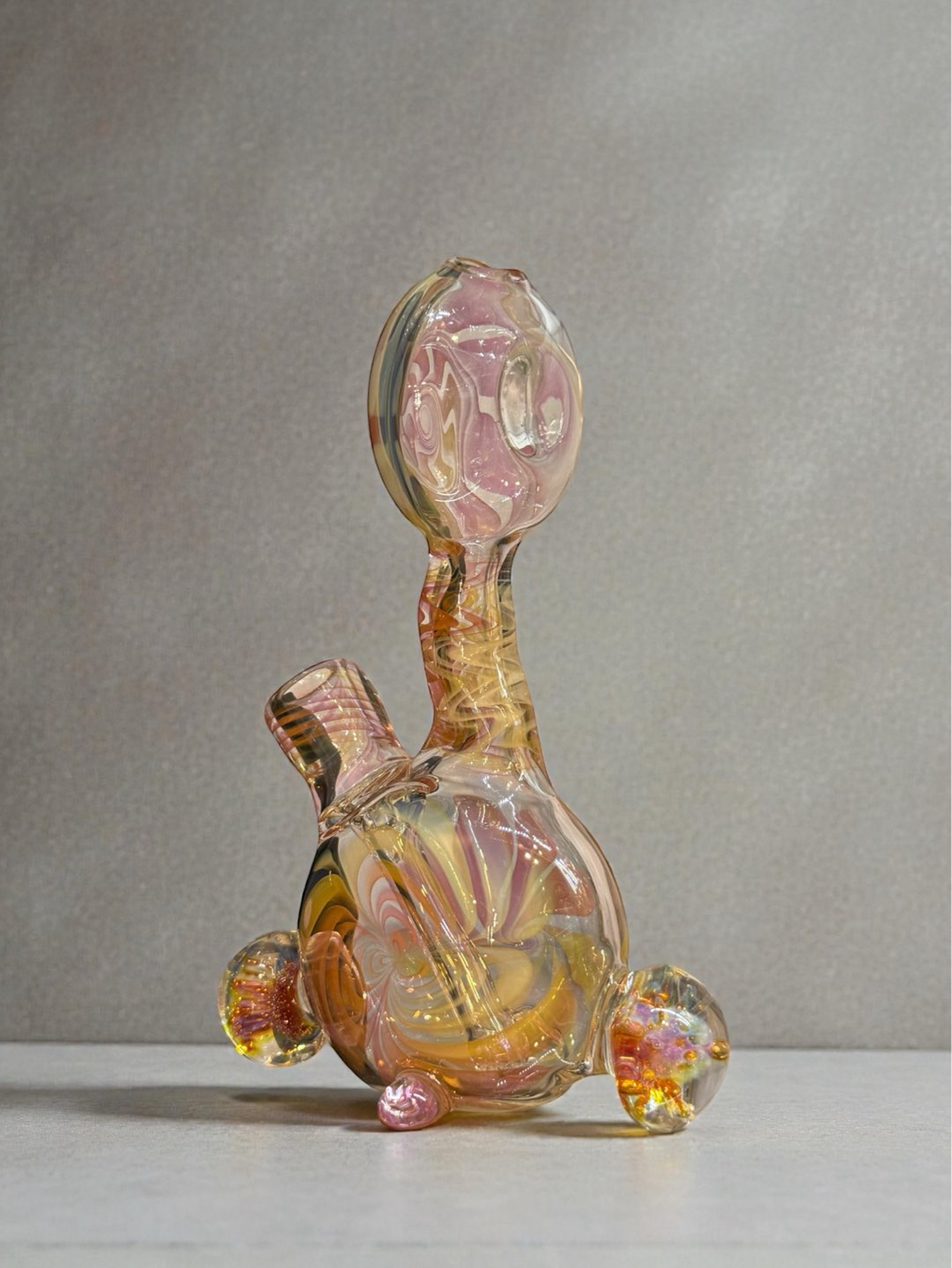 Preview pic of Fumed Rig with 2 marbles by Billy Bobs