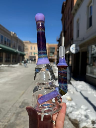 Preview pic of 9” 14mm Male Rig by Mustard Glass