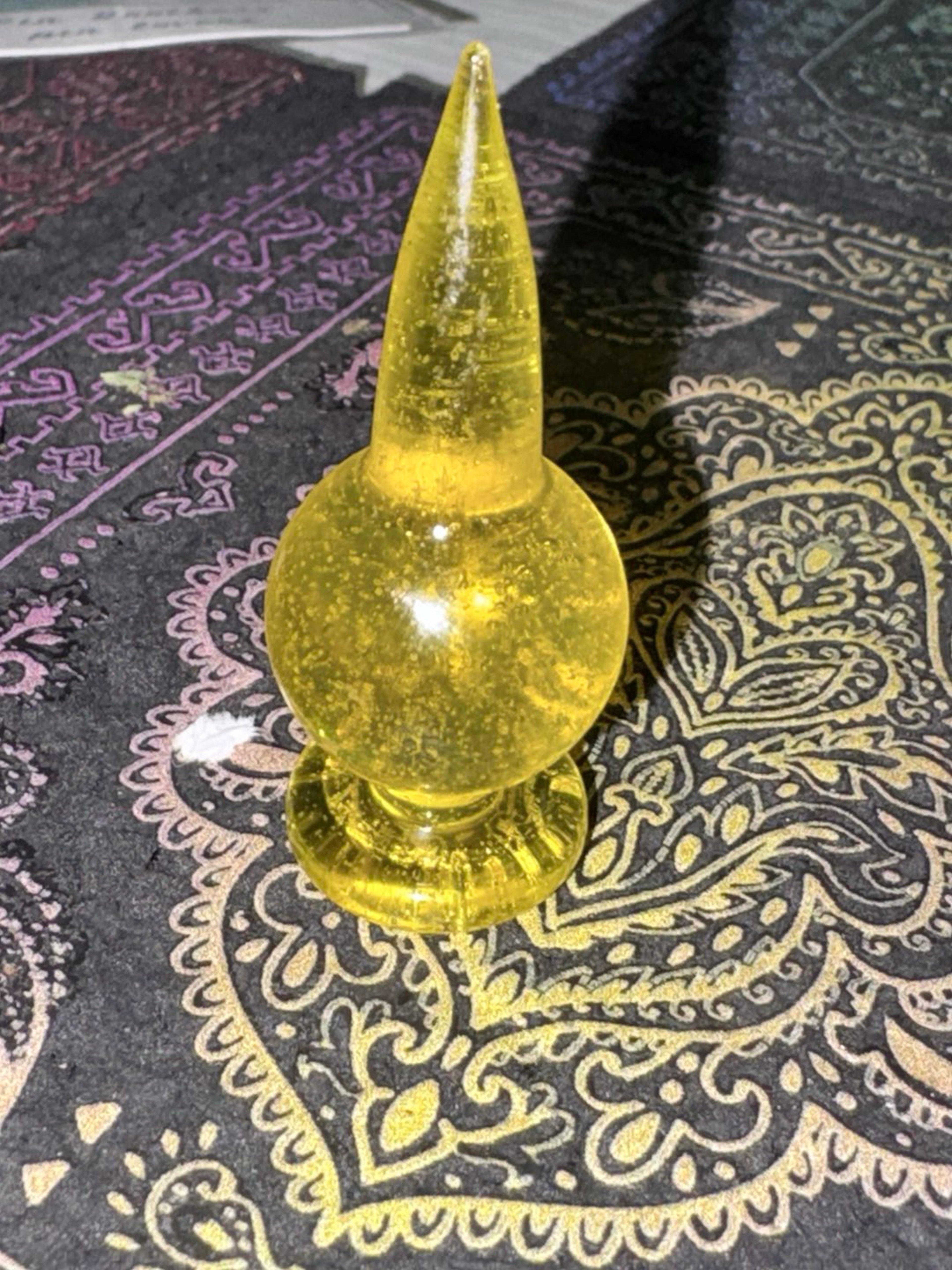 Preview pic of Nipple Caps by Commander Glass Transparent Yellow