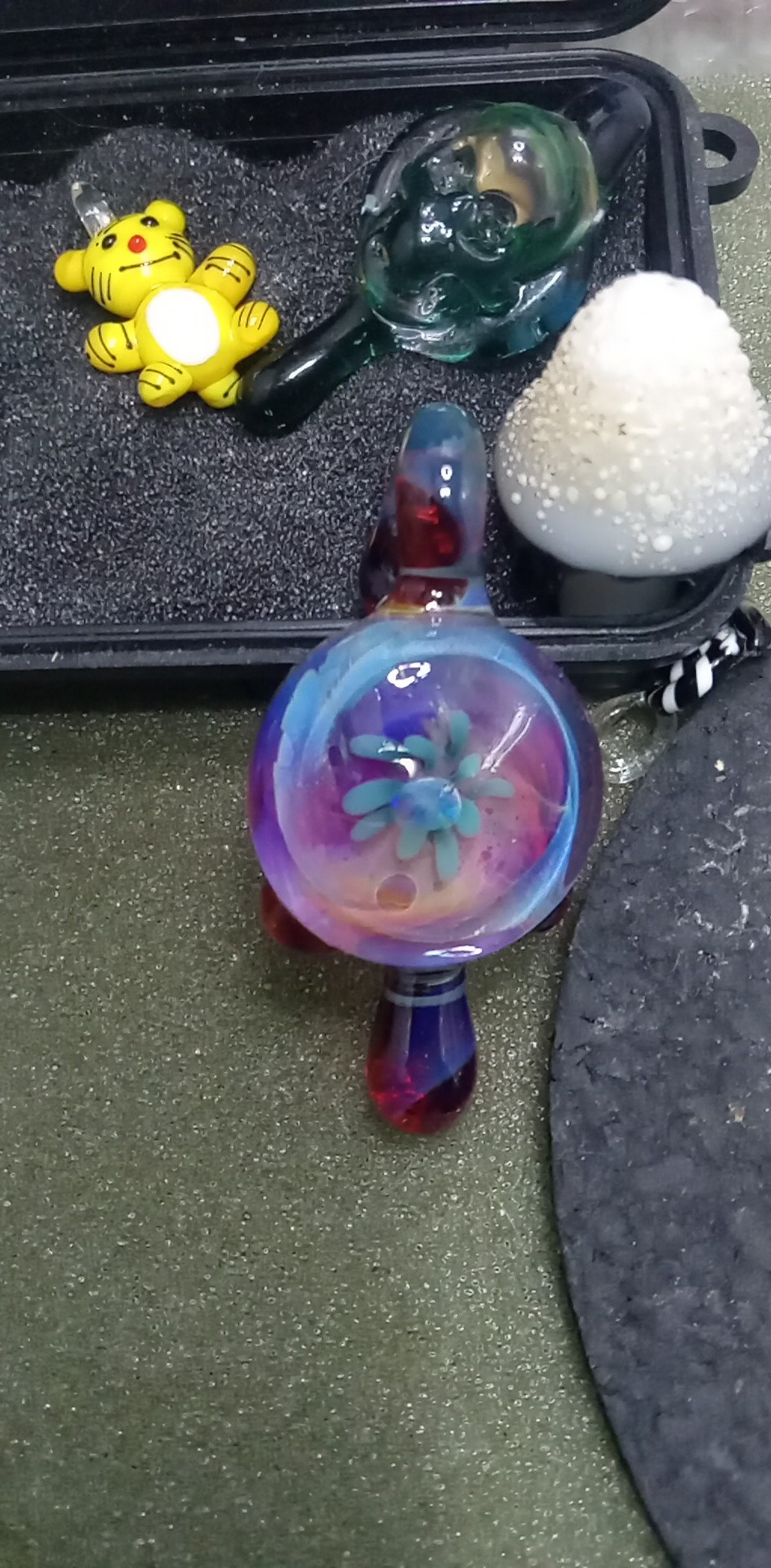 Preview pic of Collectible Heady Glass Implosion Pendant