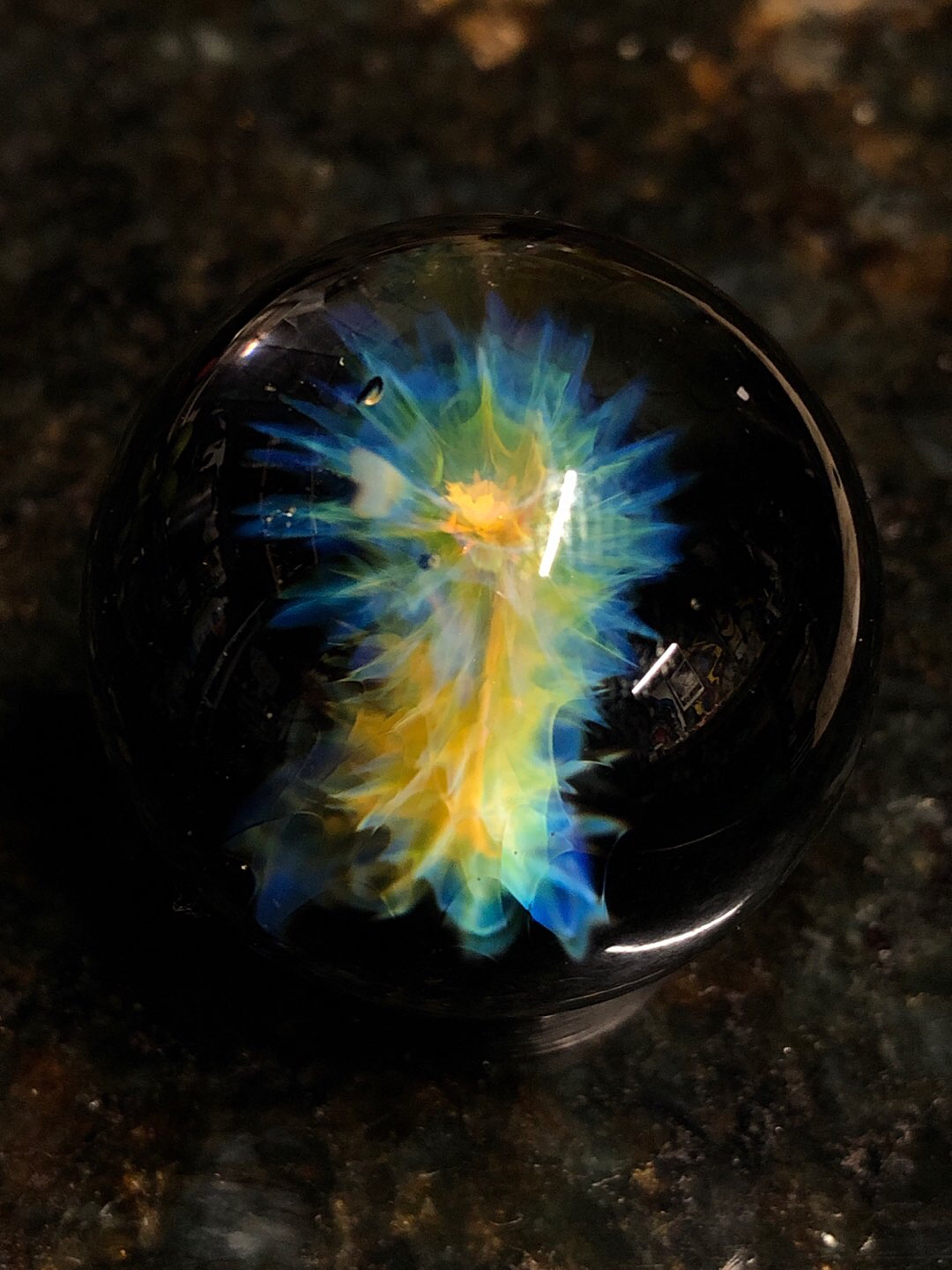 Preview pic of Spikey honey comb marble