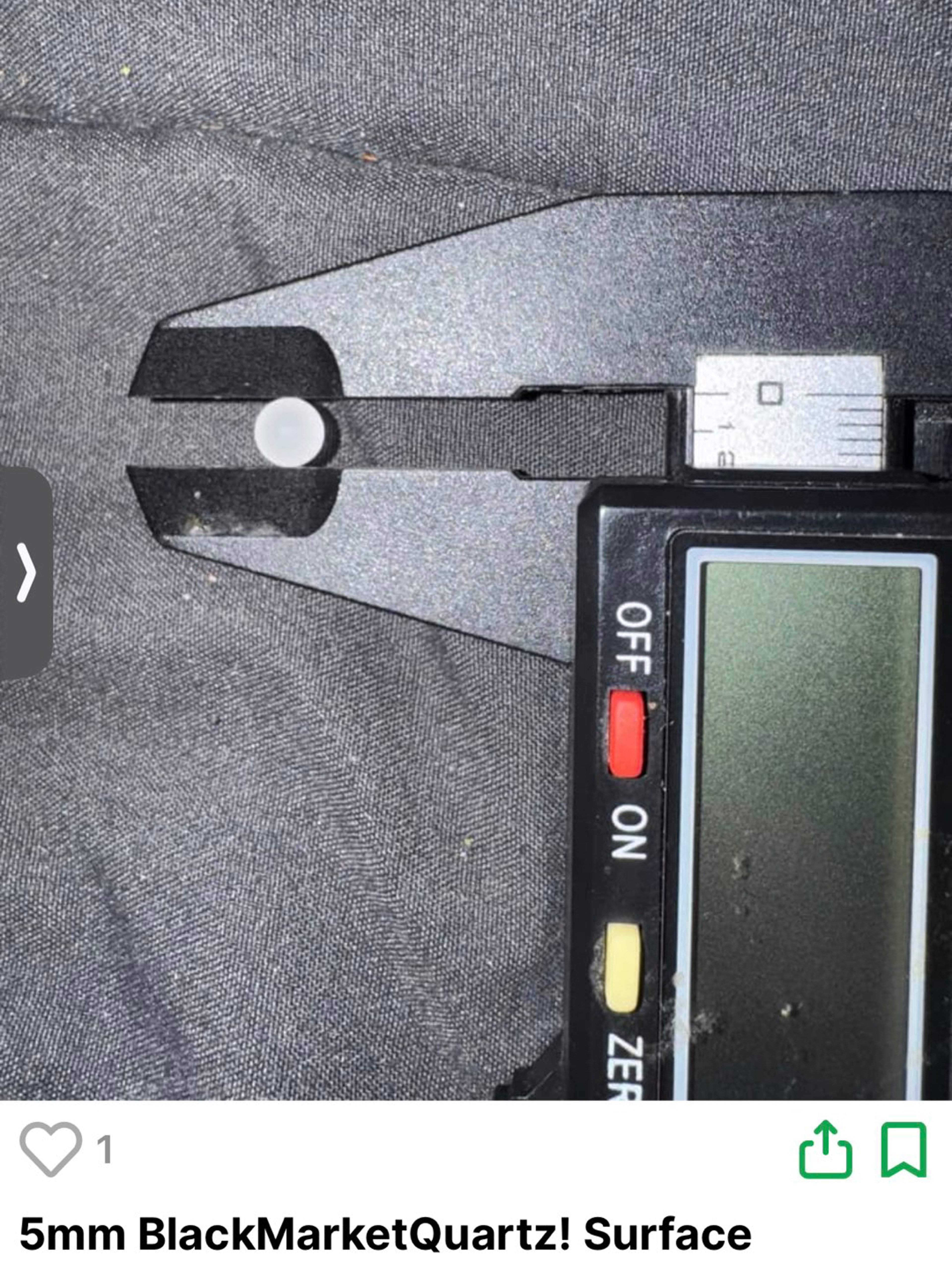 Preview pic of One 8mm and One 5mm Surface Enhanced Pearls! Trusted Seller!