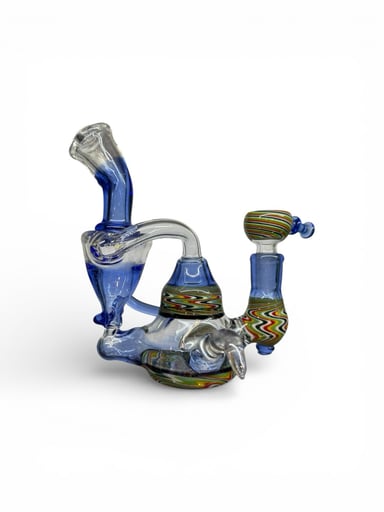 Preview pic of Chaotic Symmetry Glass UV Reactive Recycler – 6.5”