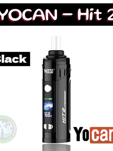 Preview pic of YoCan - Hit 2 - Black - Dry Herb Vaporizor