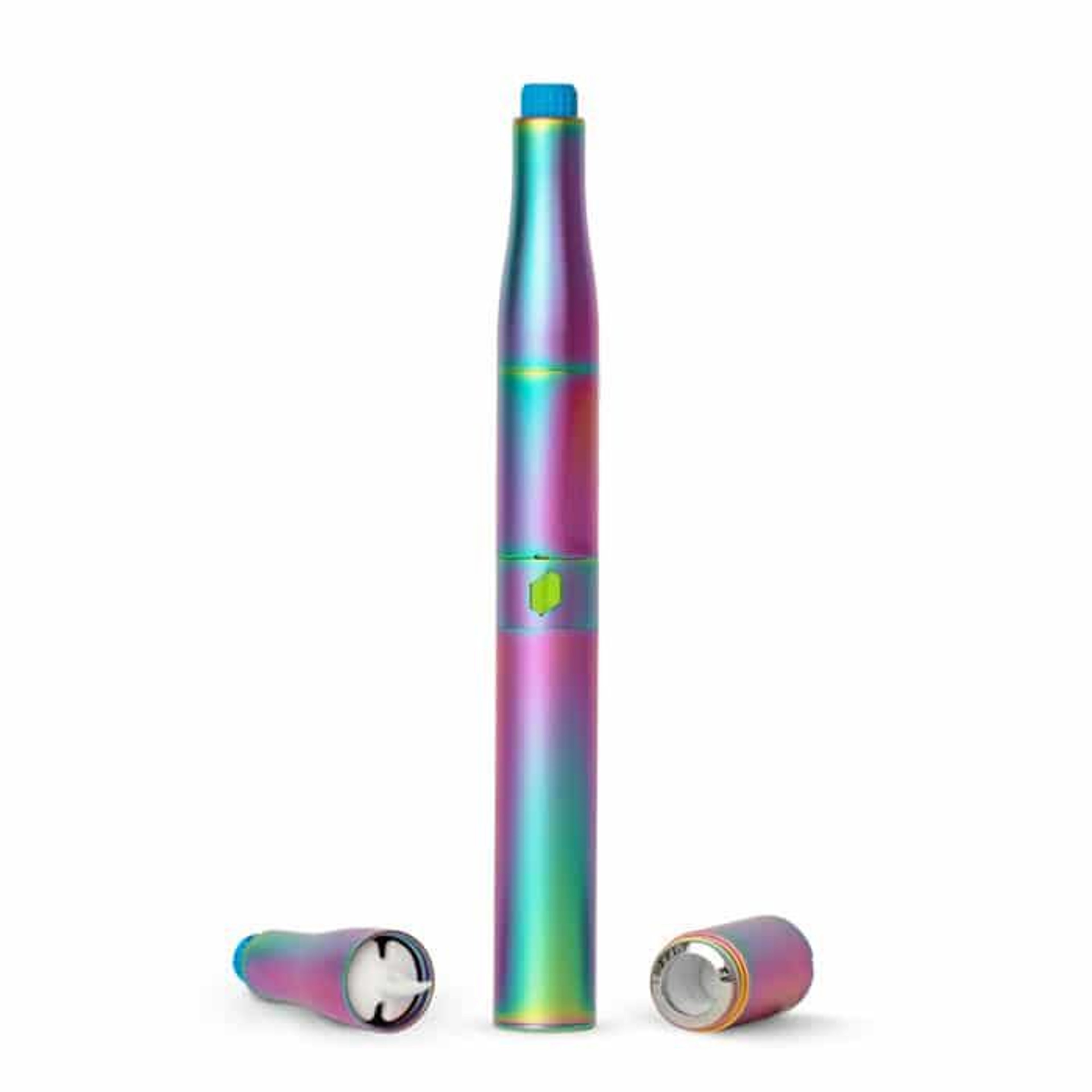 Preview pic of Puffco Plus Vision Edition.  Psychedelic iridescent finish