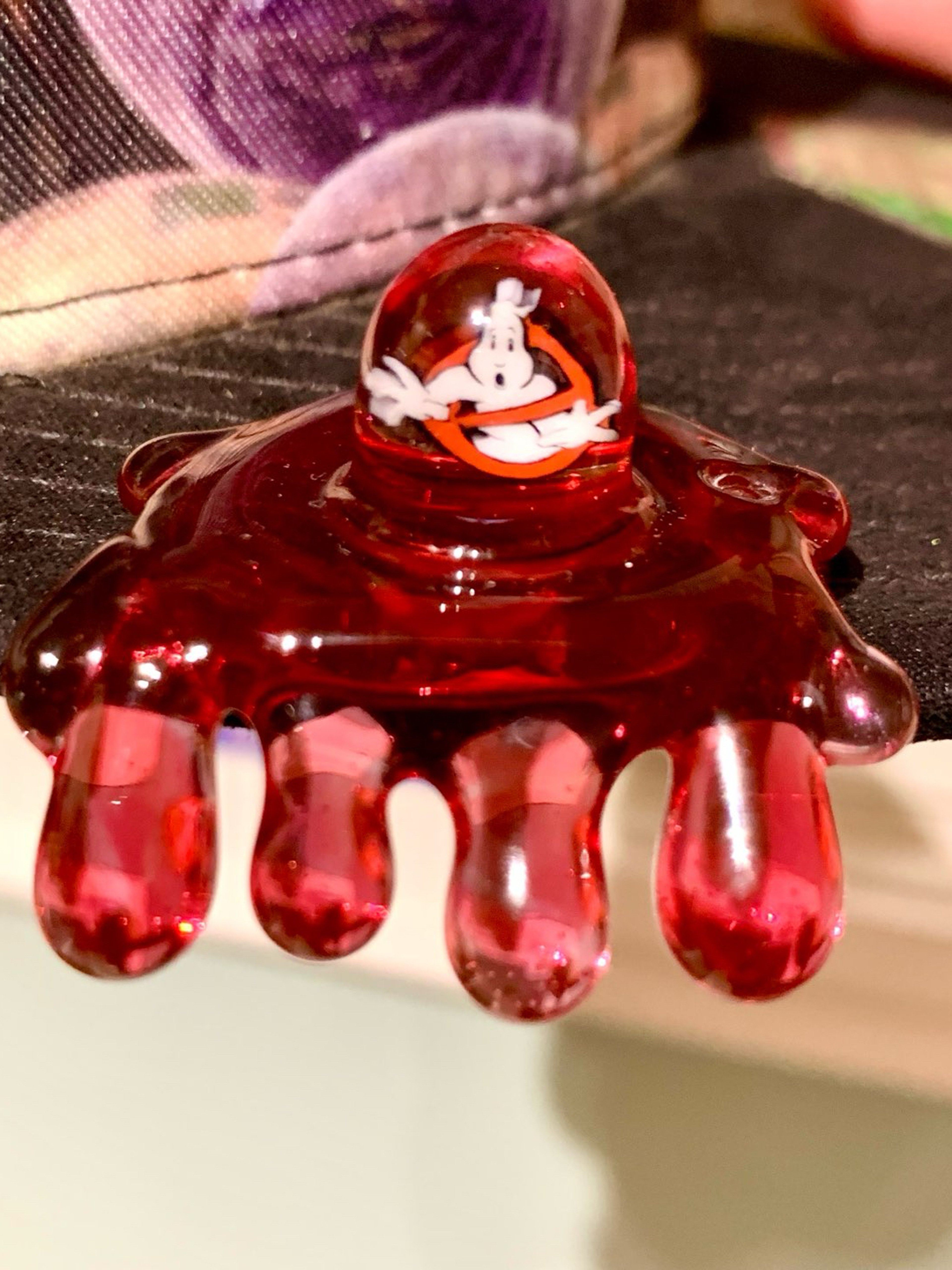 Preview pic of Obe Glass Ghostbusters Hat Brim Pin