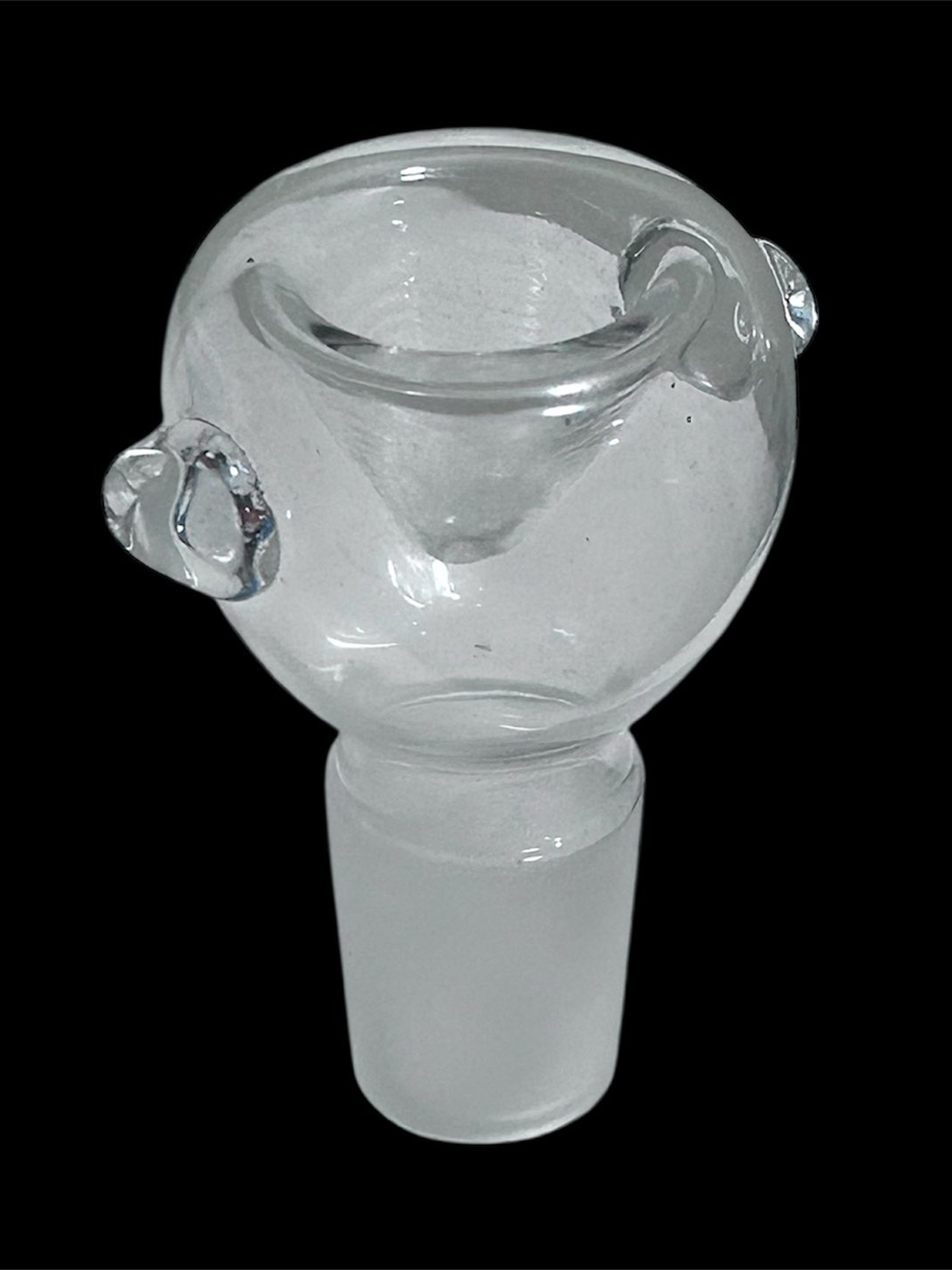 Clear Marbled Glass 18mm Bowl Piece image 0