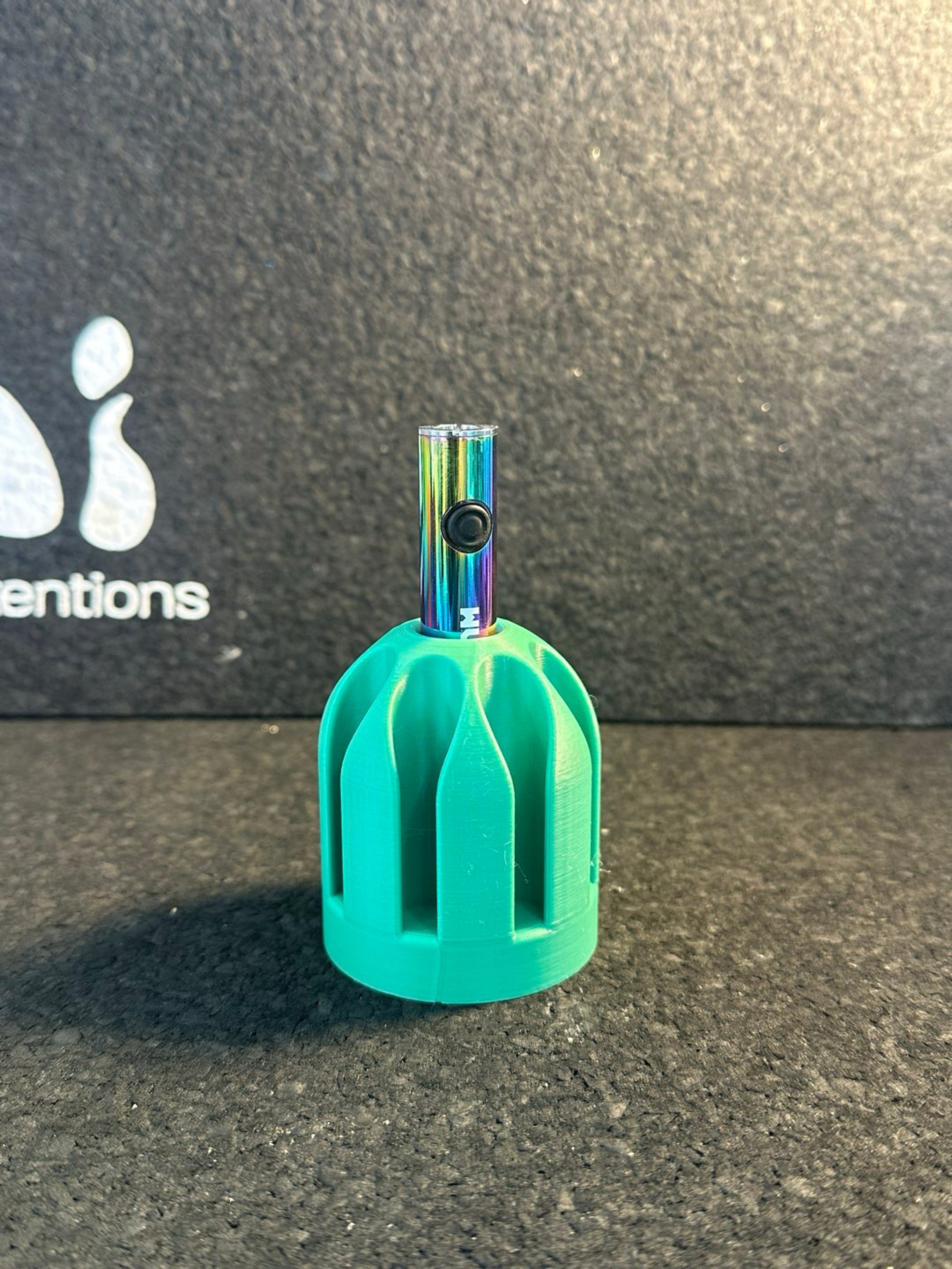 High Intentions Prints Cart Caddy Green image 0