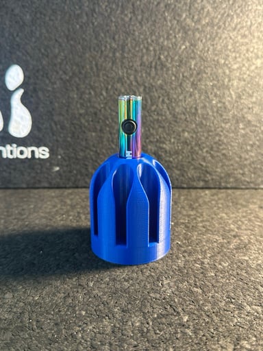 Preview pic of High Intentions Prints Cart Caddy Blue