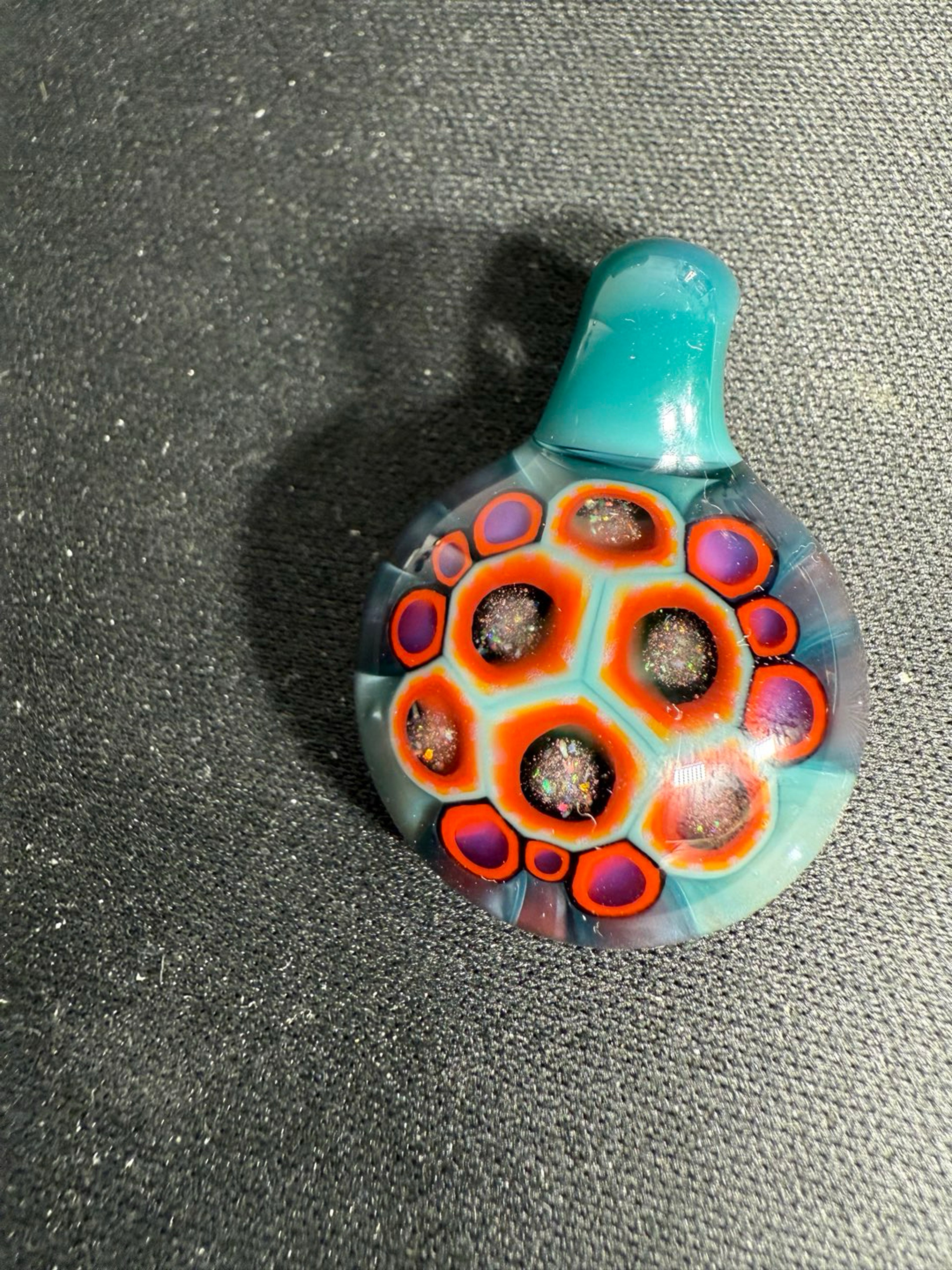 Preview pic of Albers heart Dichro pendent