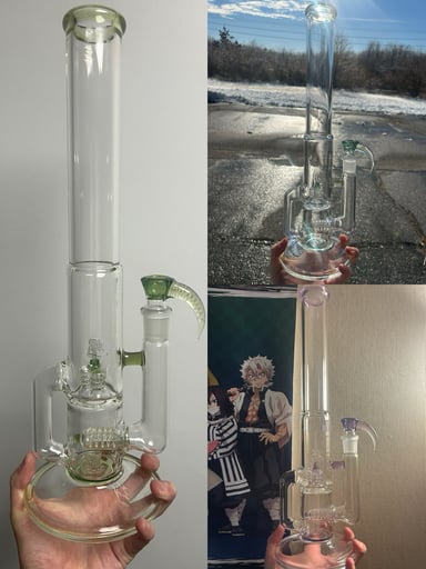 Preview pic of 3Way CFL 2K GLASS 15" INLINE TO INV3 W/ DRAIN