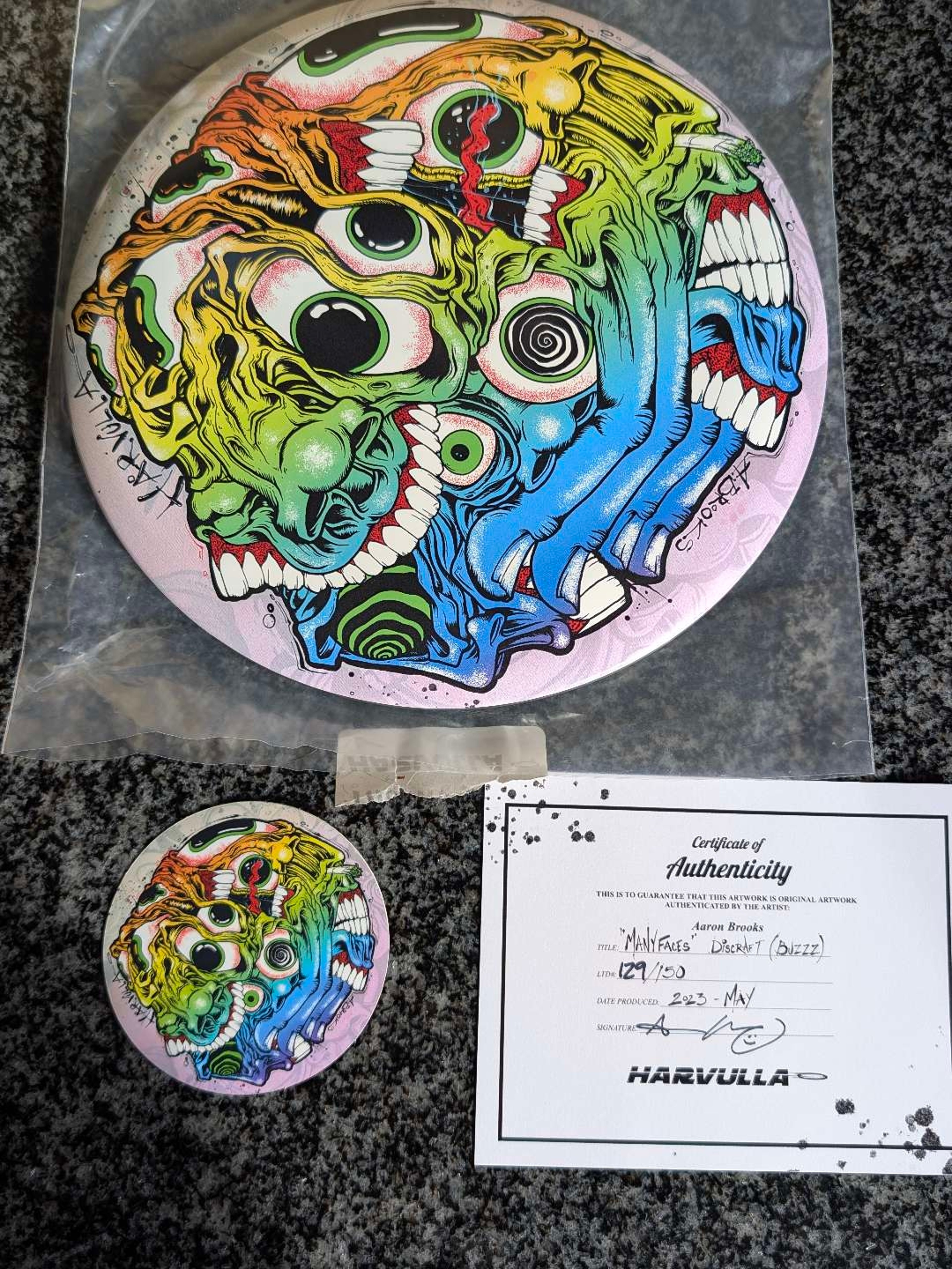 Preview pic of Many Faces - ABrooks / Harvula Disc