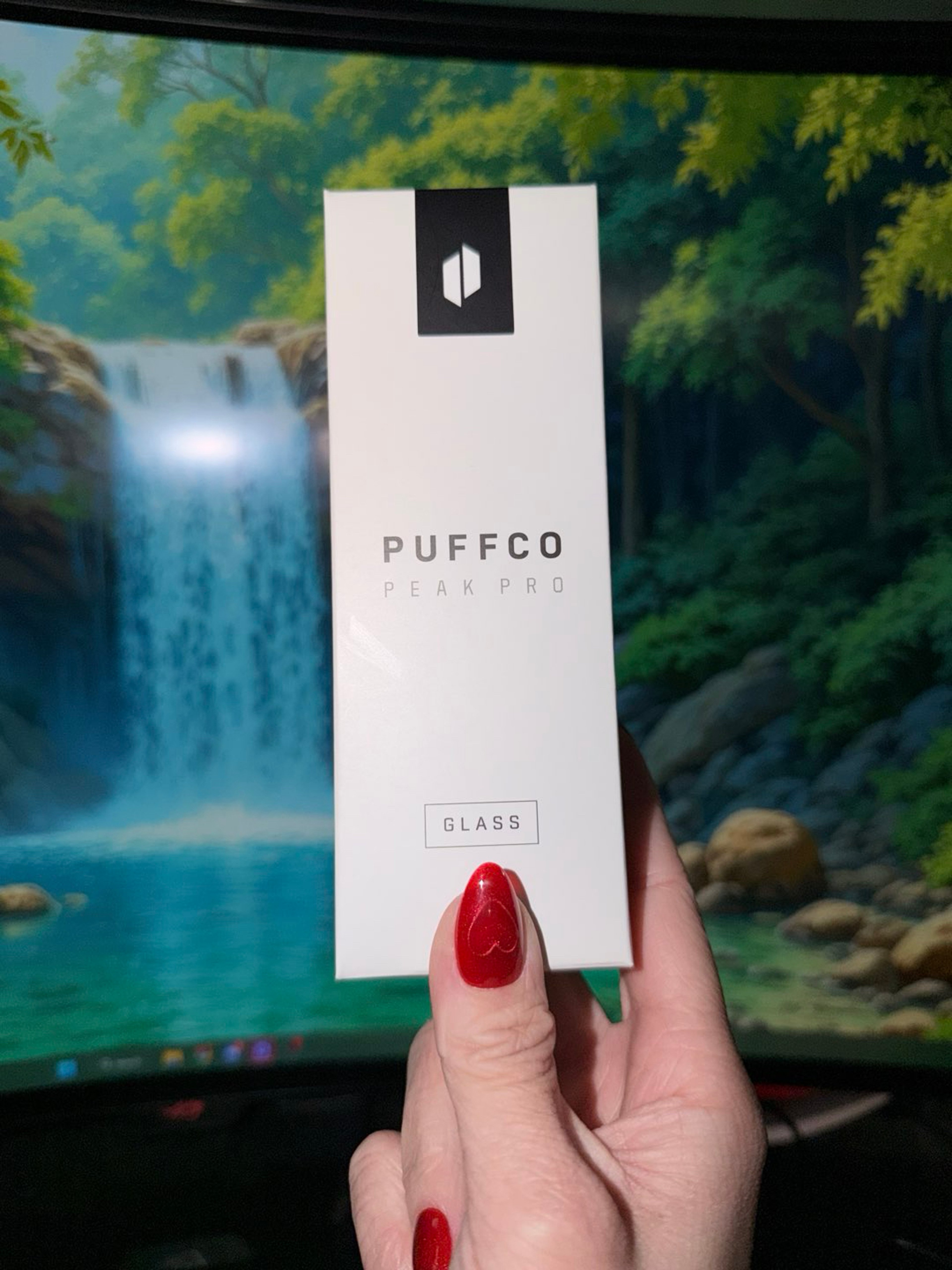 Preview pic of Puffco Peak Pro Replacement Glass - Shadow Black