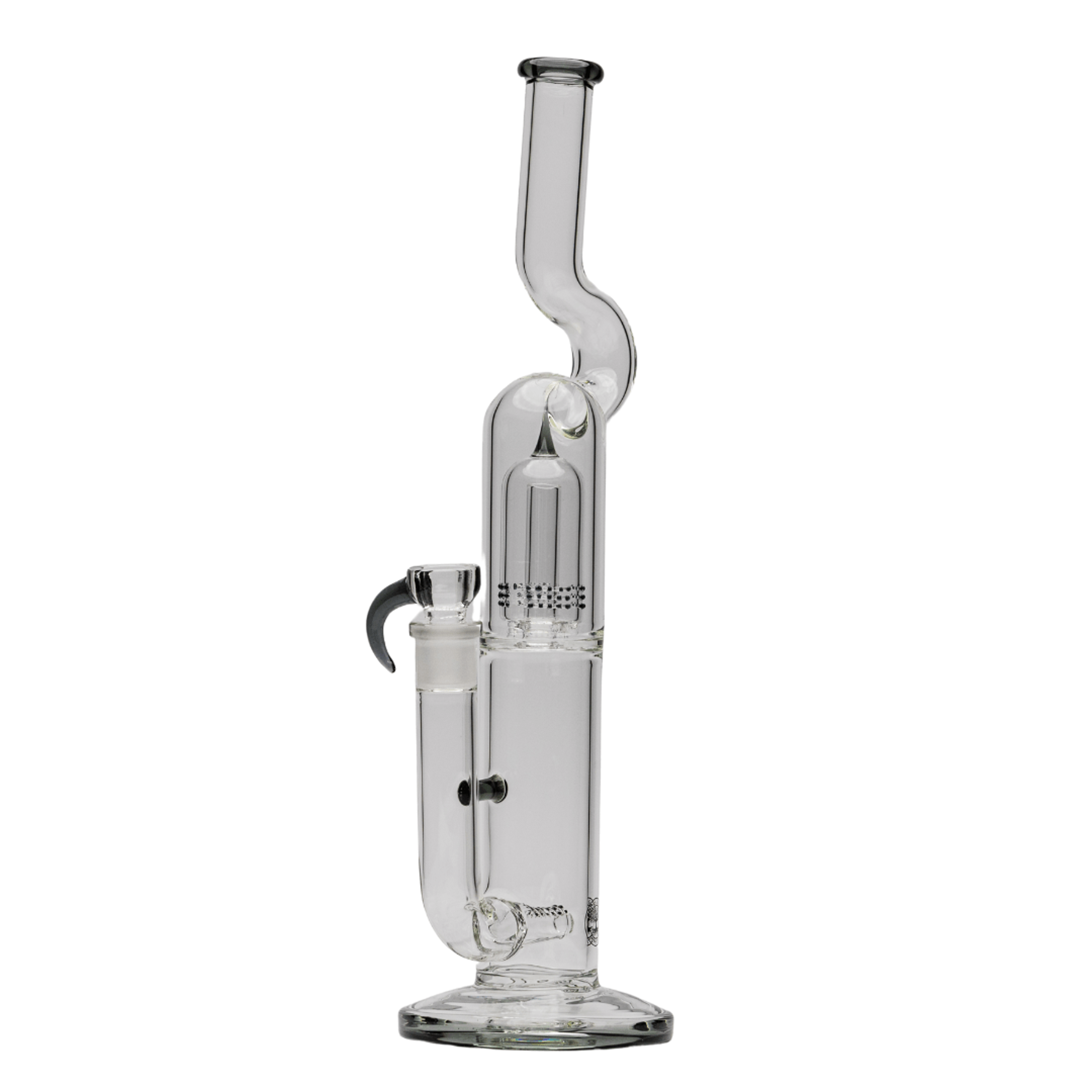 Preview pic of Roots Glass 16″ Single Stem Grid Dome Perc with Natty Neck