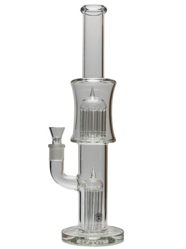 Preview pic of Roots Glass 16″ Stemless Double Tree Perc Tube