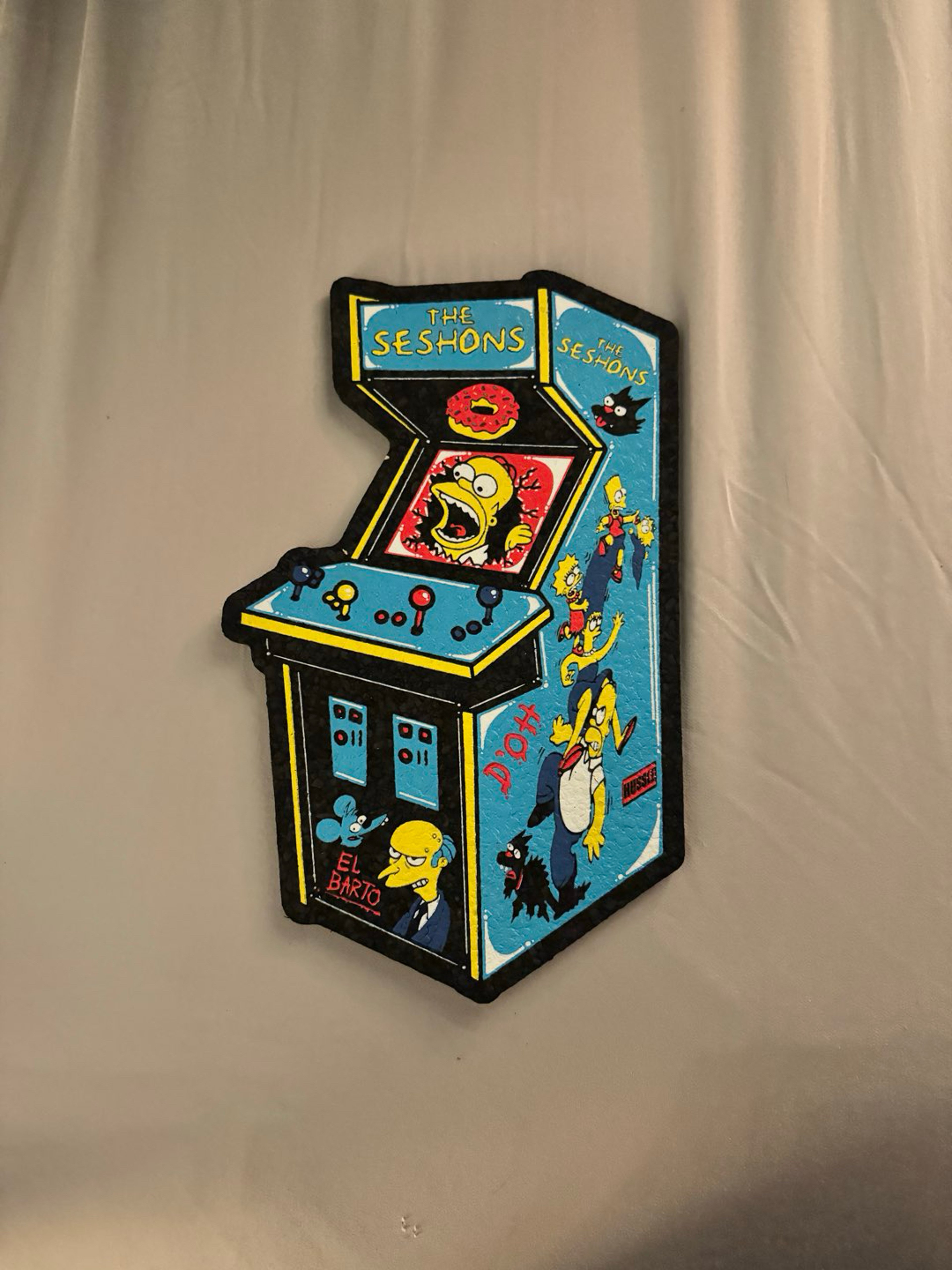 Preview pic of Dark mountain cult arcade series/ the Simpsons arcade game moodmat full uv glow