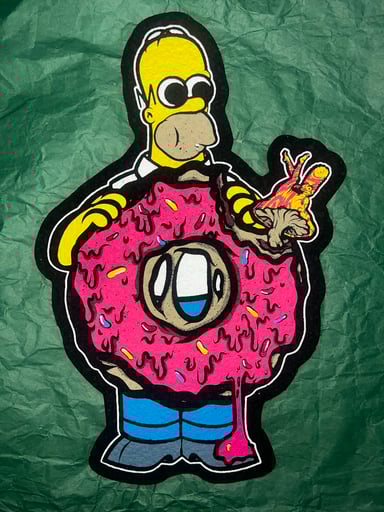 Preview pic of Homer donut moodmat uv 🍩