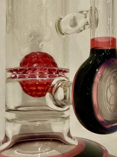 Preview pic of Worked SoL-50 Lace-Sphere, Telemagenta