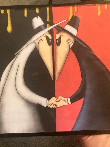 Preview pic of Spy vs spy  sesh mat