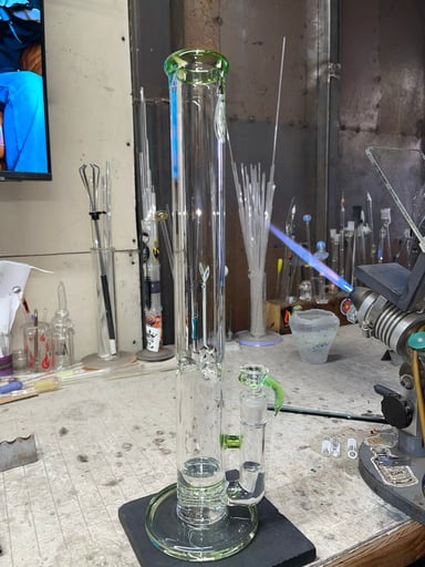 Preview pic of 18” tall and 18 4 holes slide, argent green color