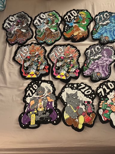 Preview pic of Dark mountain cult flag ship series 27 mat 710 moodmat set full uv glow