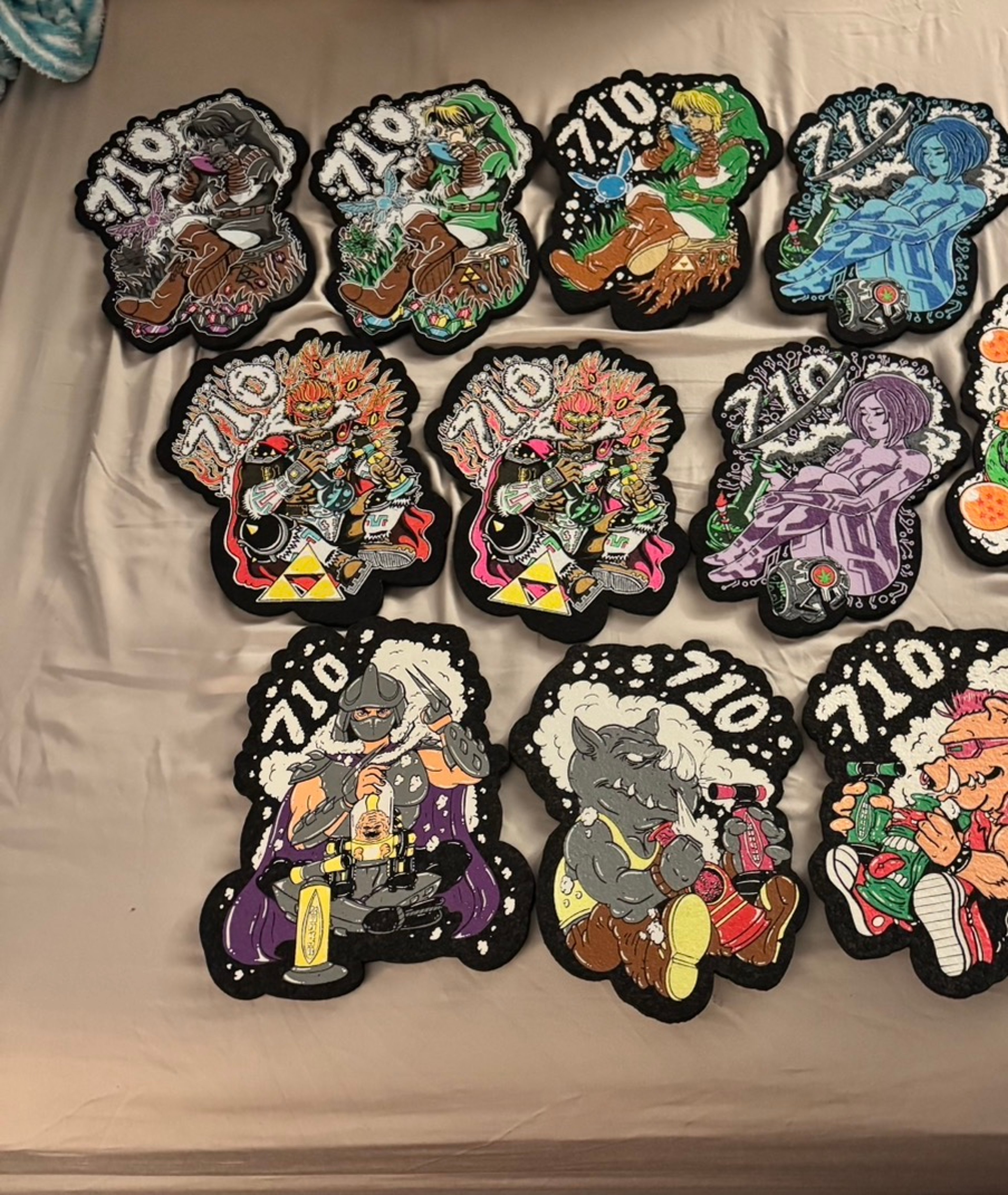 Preview pic of Dark mountain cult flag ship series 27 mat 710 moodmat set full uv glow