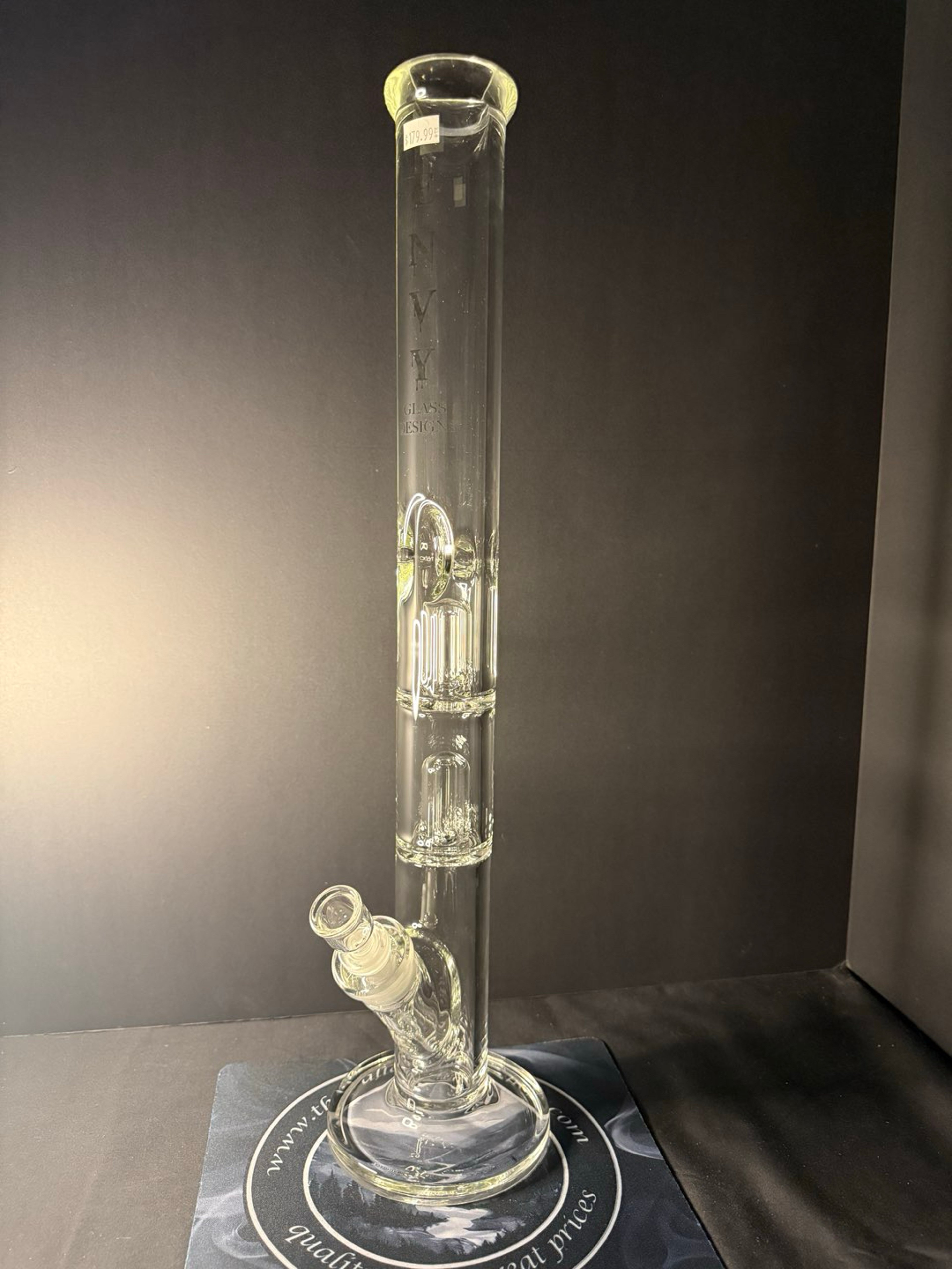 ENVY GLASS 21" DUAL PERC STRAIGHT TUBE image 0
