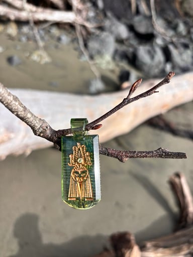 Preview pic of Green tea pendent