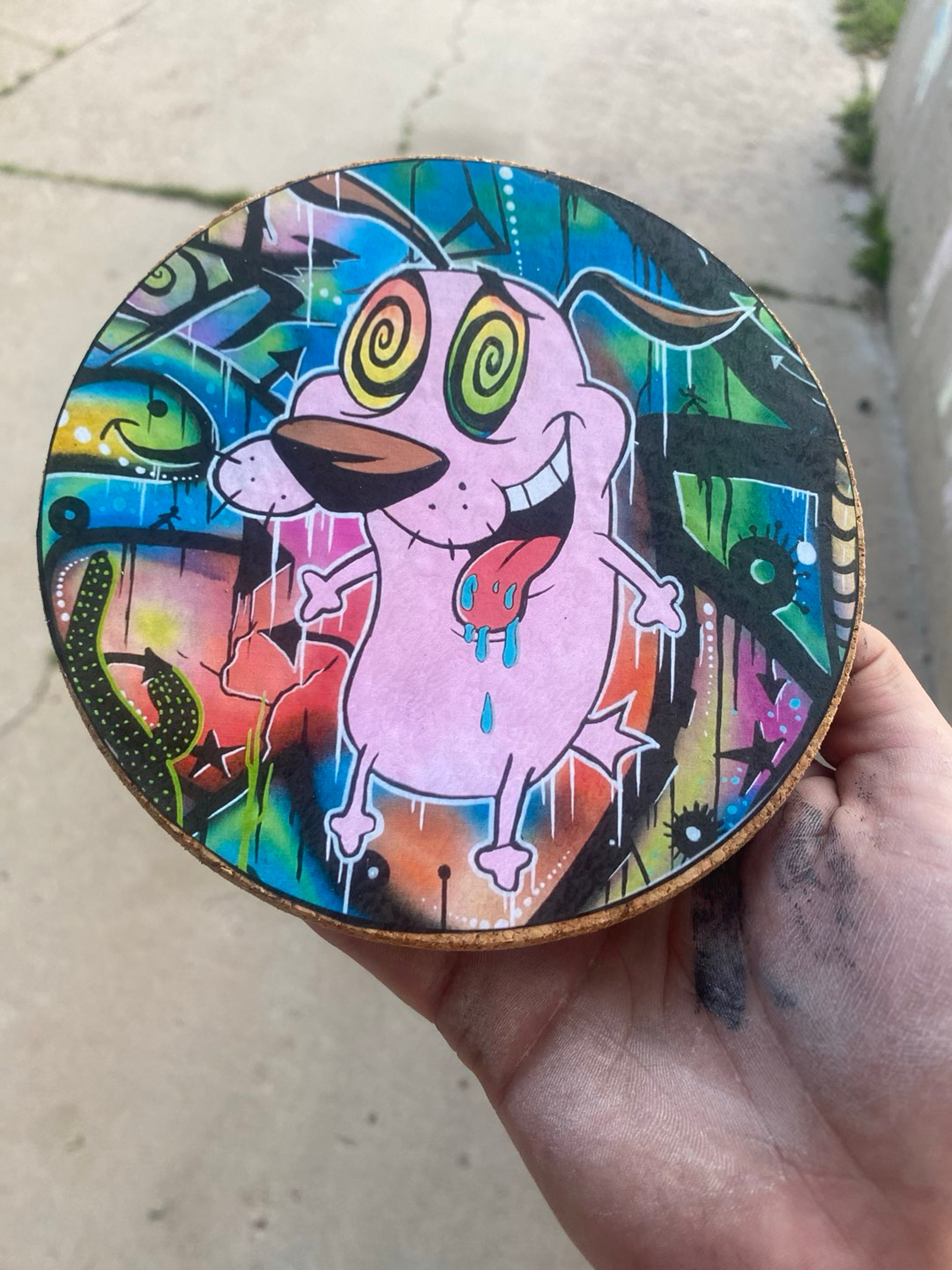 Preview pic of Courage   The cowardly dog mat