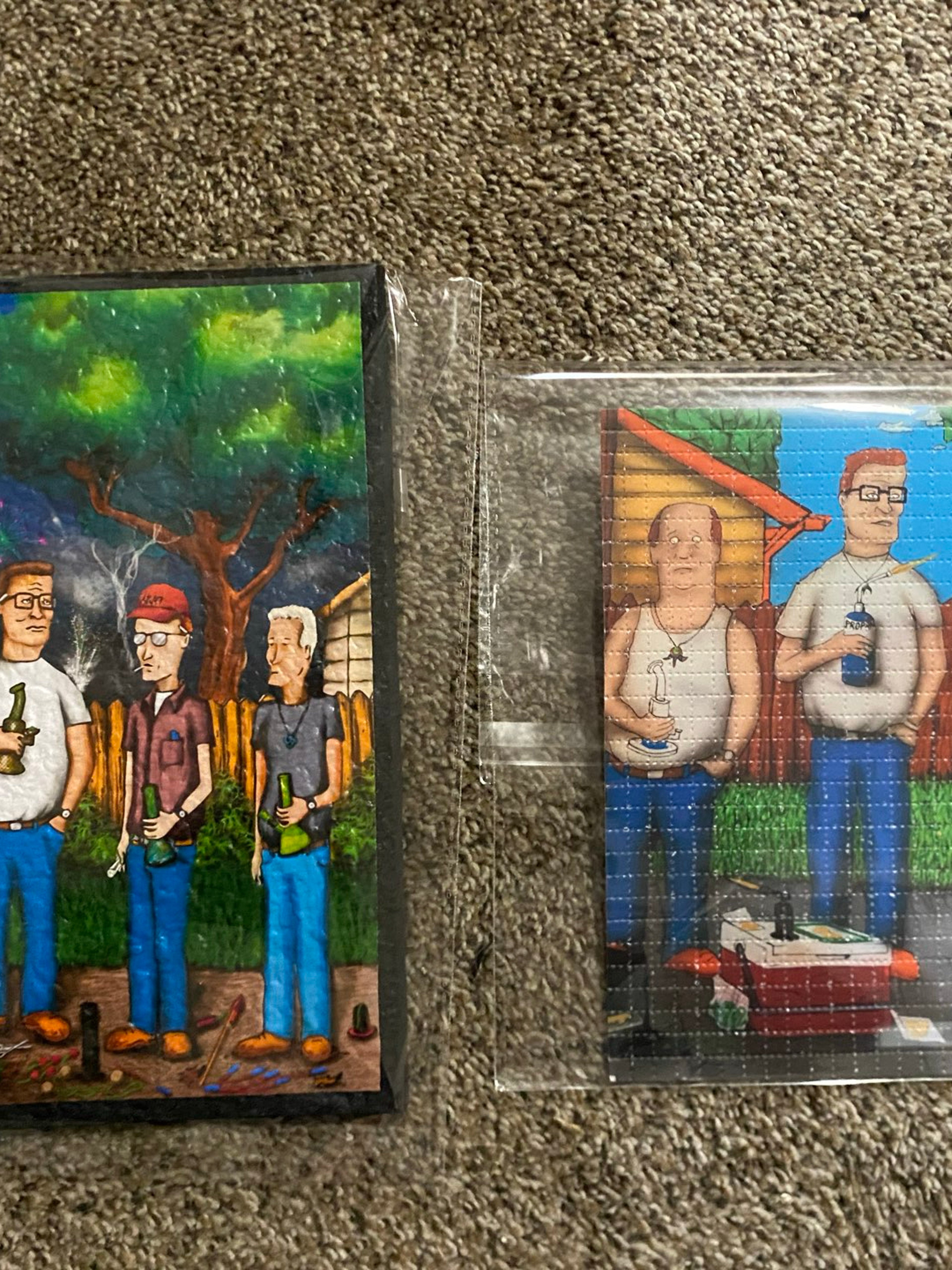 King of the hill dabmat + blotter art image 0