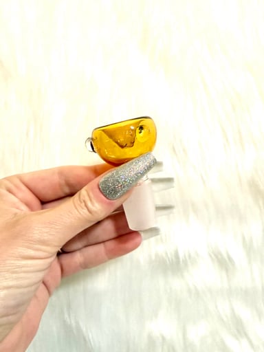 Preview pic of Amber 18mm Bubble Bowl