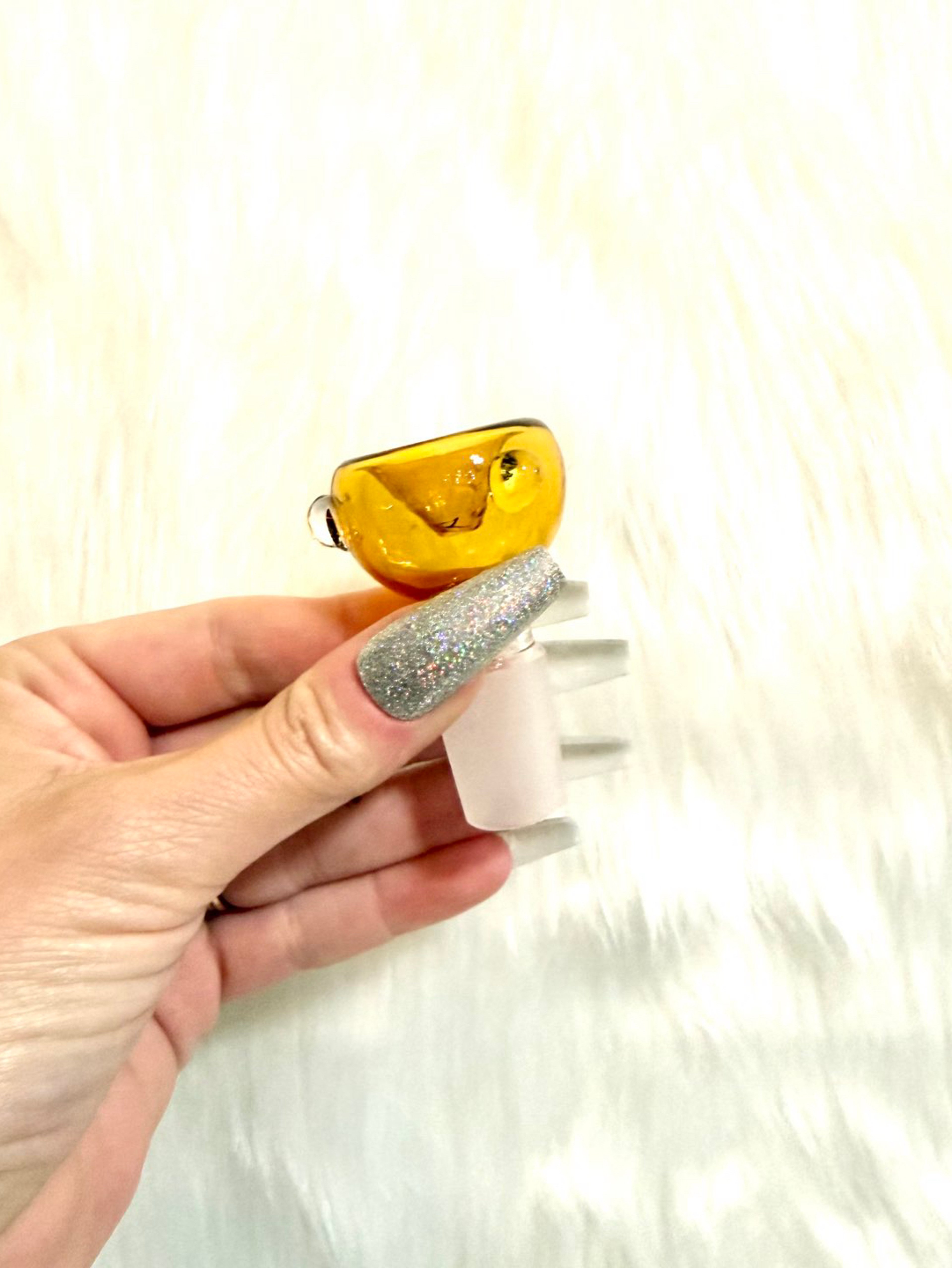 Amber 18mm Bubble Bowl image 0