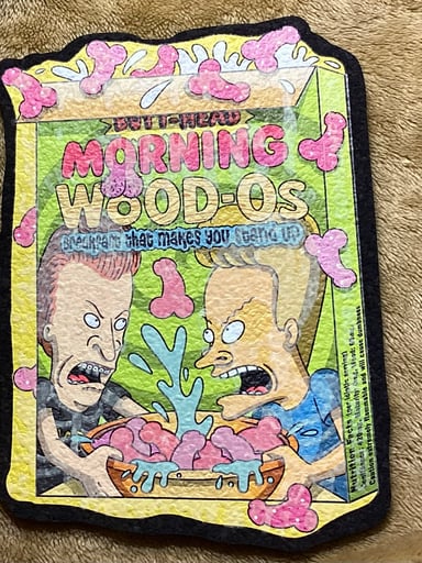 Preview pic of Beavis and Butt-Head Dark Mountain Cult Limited Edition Moodmat Wood-Os 29/30