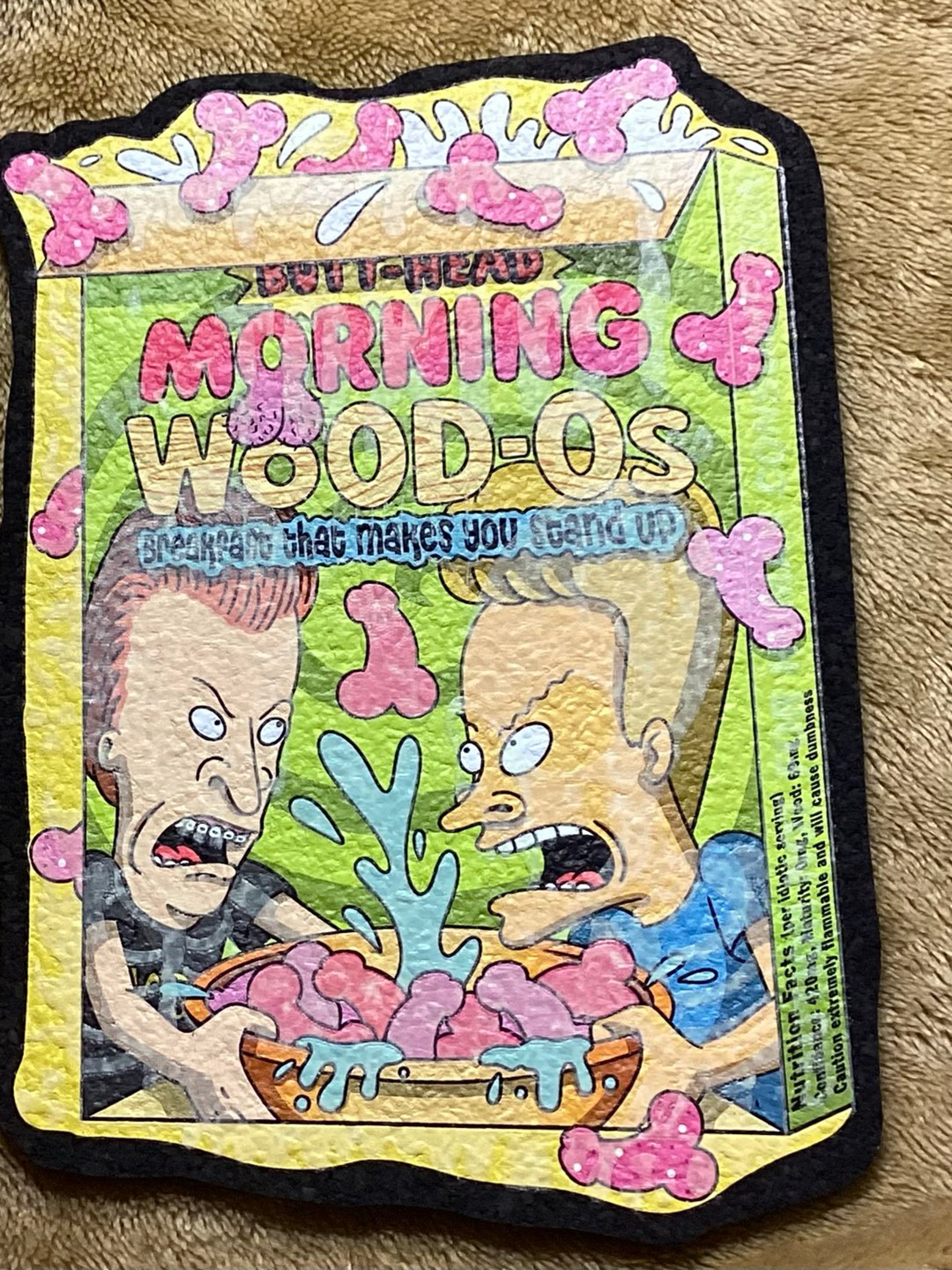 Preview pic of Beavis and Butt-Head Dark Mountain Cult Limited Edition Moodmat Wood-Os 29/30