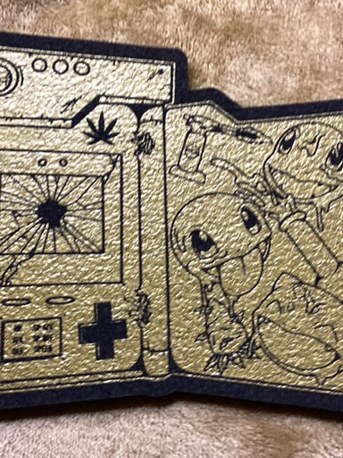 Preview pic of Dark Mountain Cult “GOLD” Born Ready Designs Moodmat 6/10 UV Reactive!!!