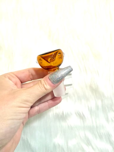 Preview pic of Dark Amber 18mm Bubble Bowl