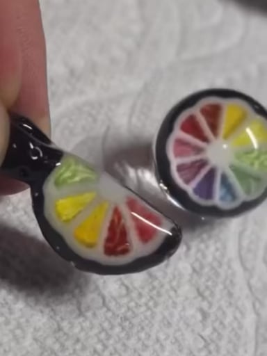 Preview pic of Lyons Wedge Rainbow Pendant