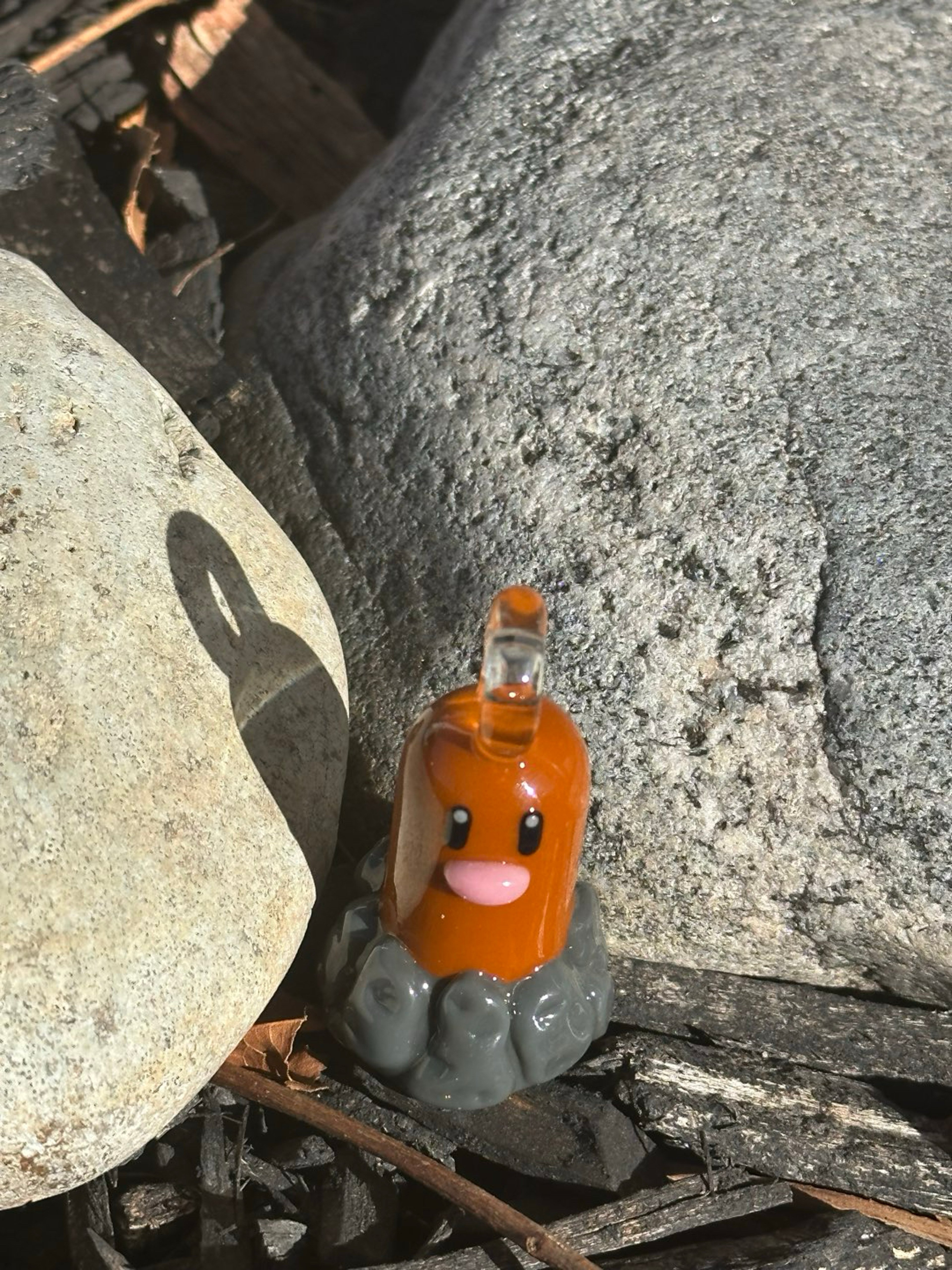 Preview pic of Stromboli glass Diglet pendant