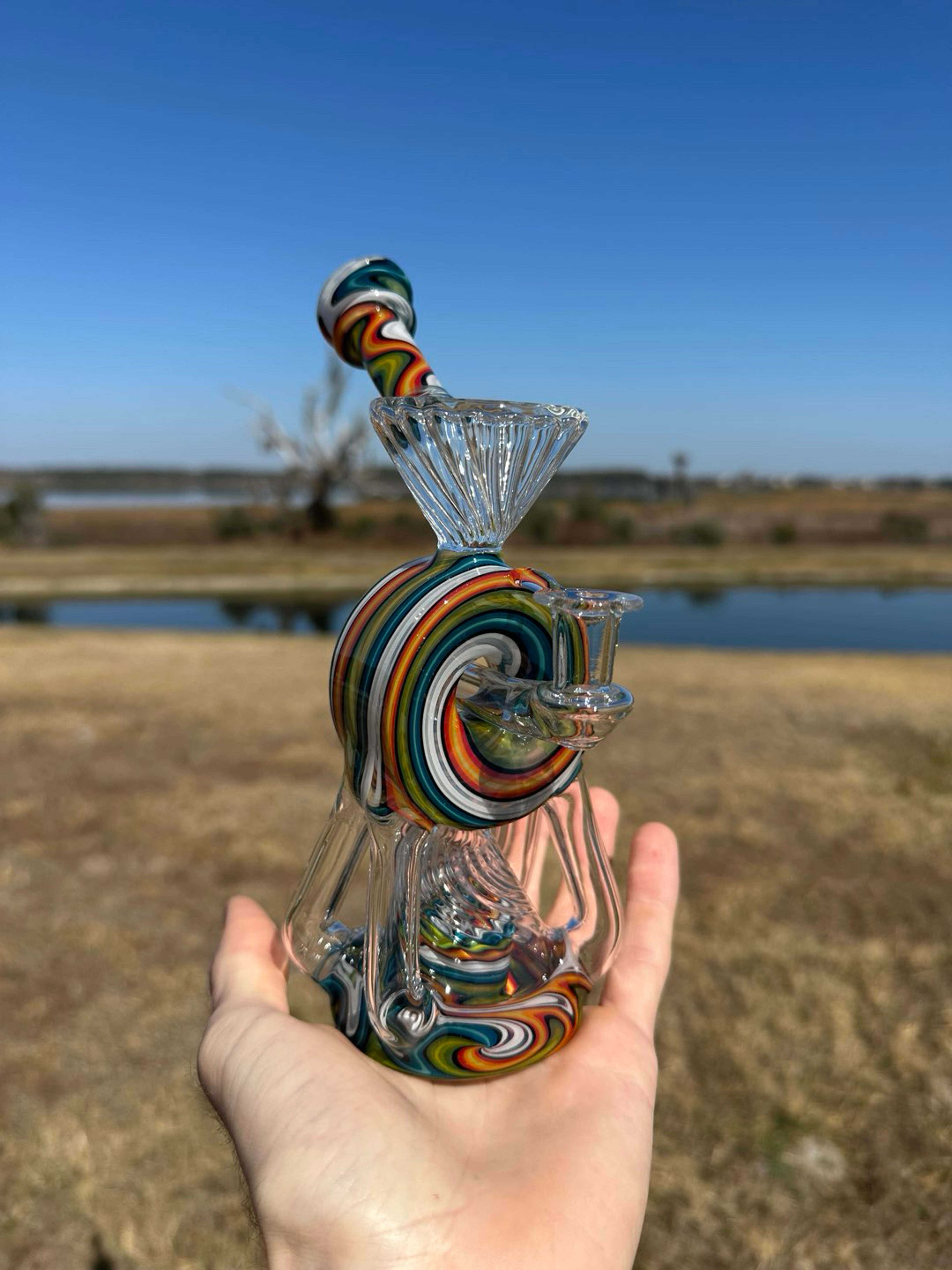 Preview pic of Maxed Out Glass Quad Donut Recycler