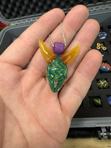 Preview pic of DarbyHolm Bull Skull Pendant