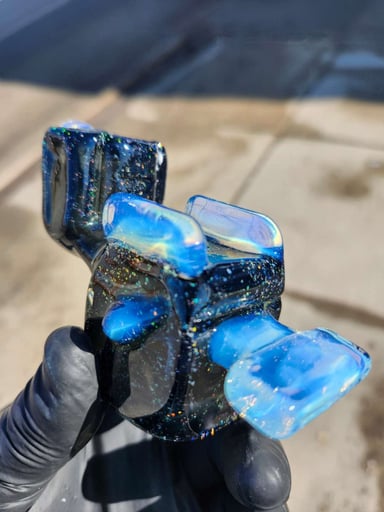 Preview pic of LAYZGLASS CRUSHED OPAL RECLINER
