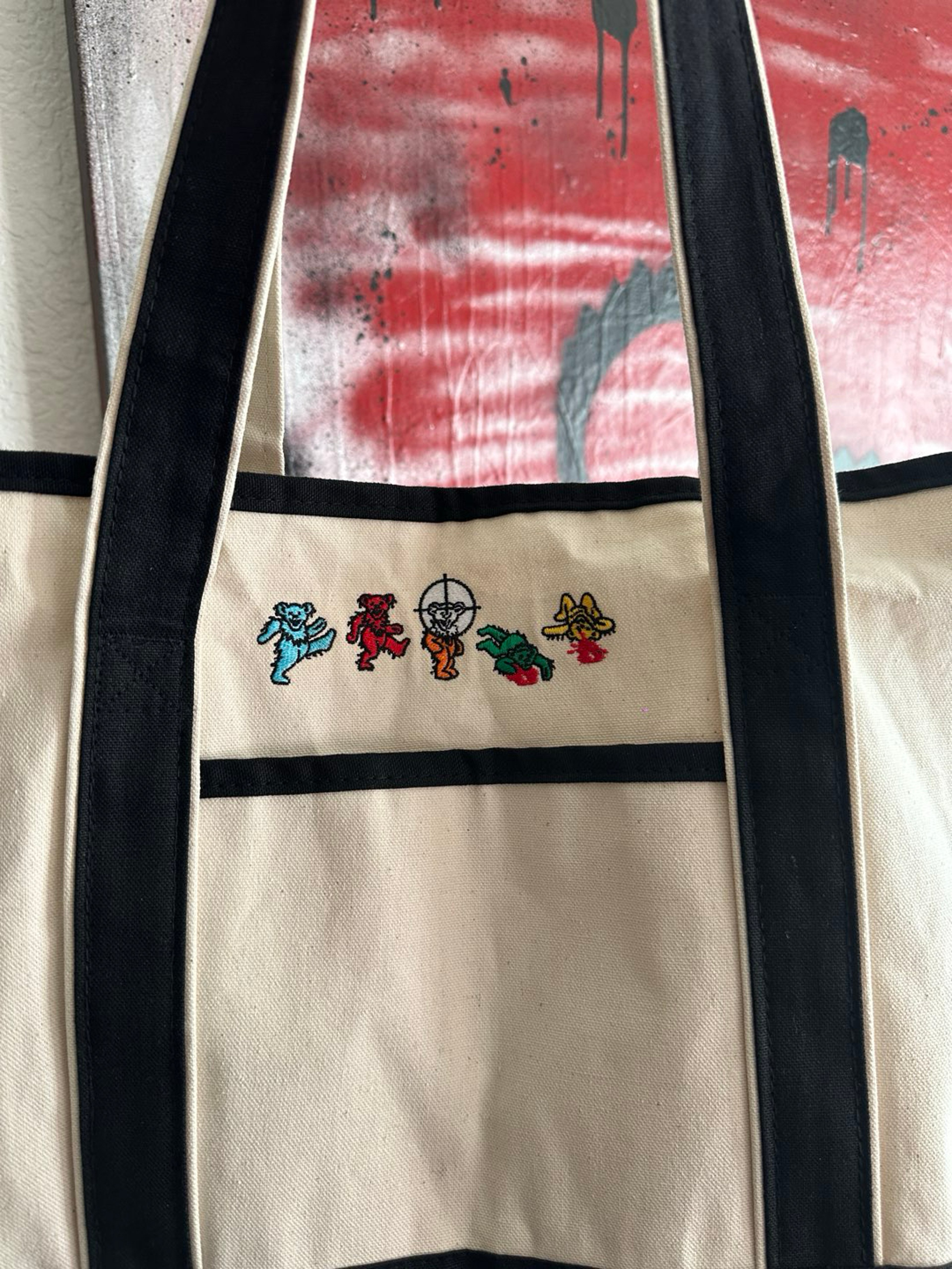 Preview pic of Allmyhatsaredead Grateful Dead Tote Bag