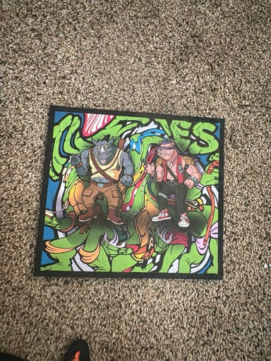 Preview pic of Tmnt 8” rocksteady and bebop mat