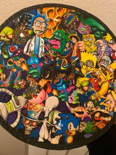 Preview pic of Cartoon collage mat